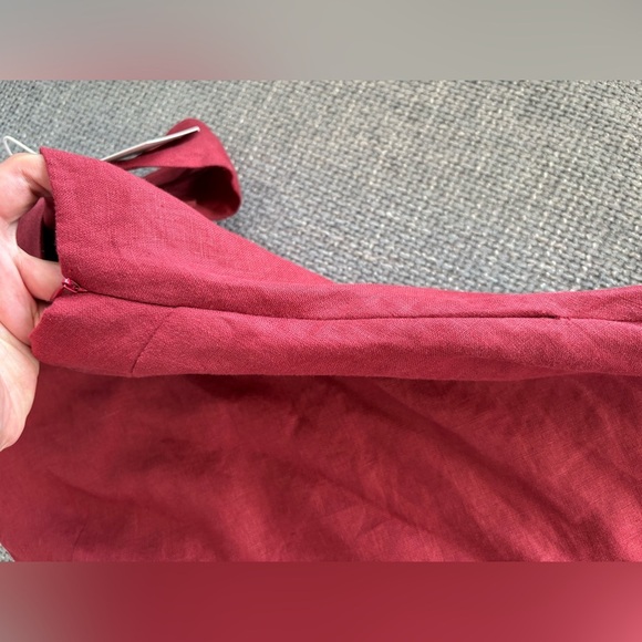 FAITHFULL The Brand Ilride Midi Dress in Wine – Size US 6 (M) - Picture 15 of 15